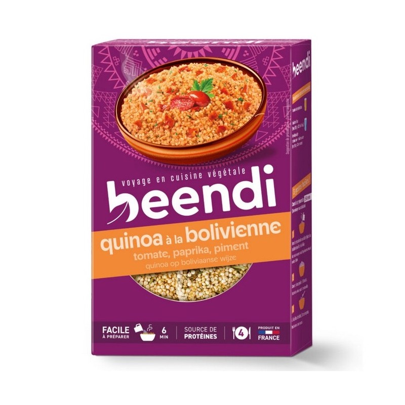 Un Monde Vegan vous propose : Quinoa à la bolivienne 250g - bio