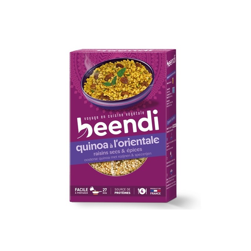 Un Monde Vegan vous propose : Quinoa à l'orientale 250g - bio
