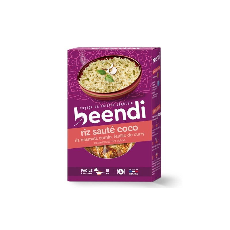 Un Monde Vegan vous propose : Riz sauté coco 250g - bio