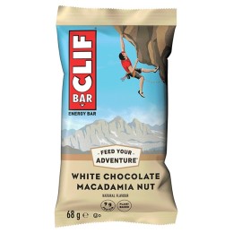Un Monde Vegan vous propose : Clif bar macadamia chocolat blanc 68g