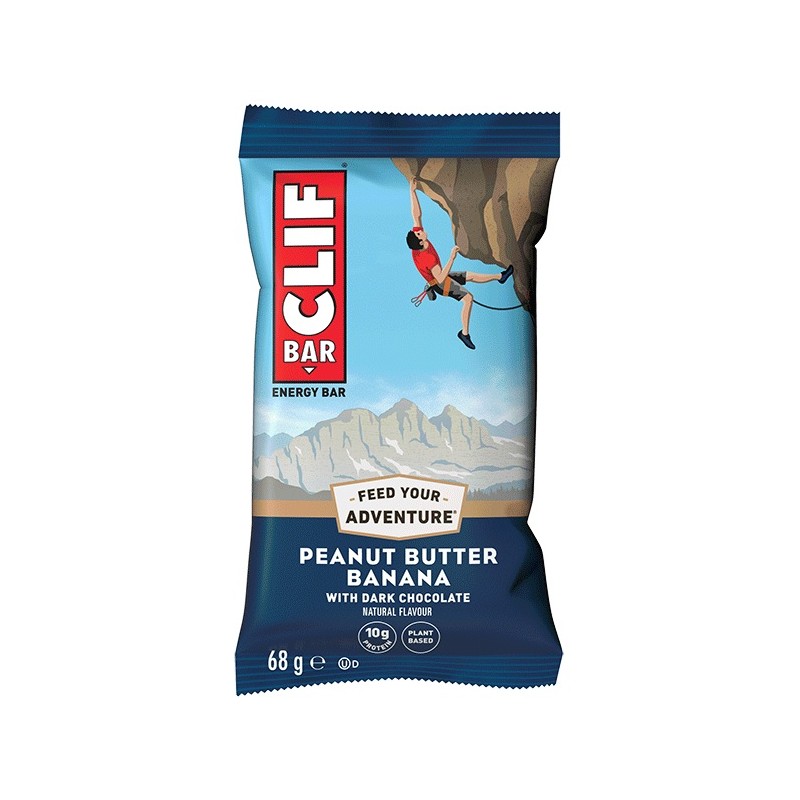Un Monde Vegan vous propose : Clif bar beurre de cacahuète banane 68g