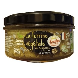 Un Monde Vegan vous propose : La terrine végétale de campagne à la truffe 140g - bio