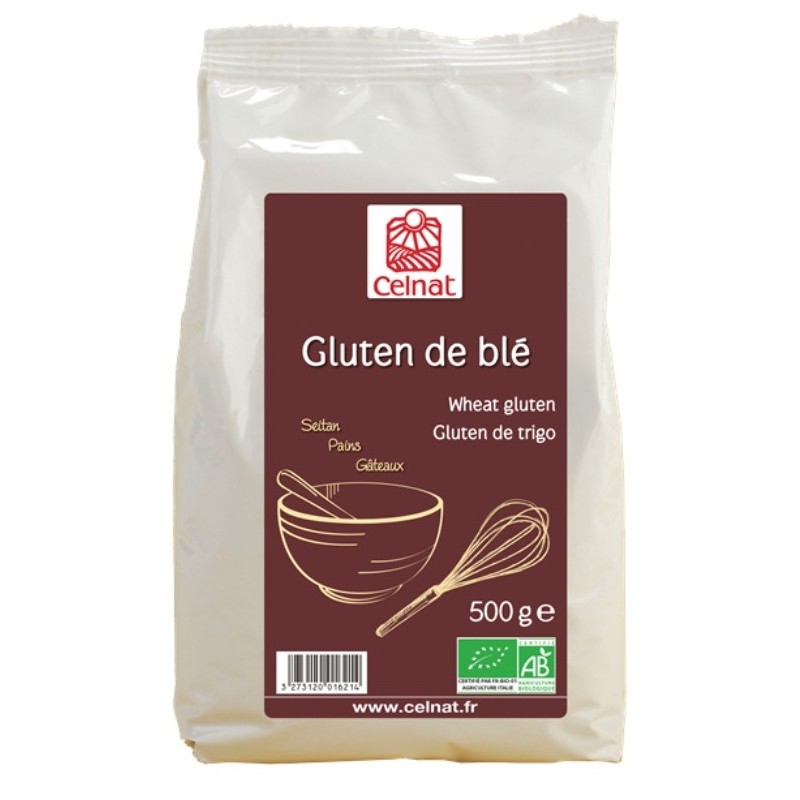 Un Monde Vegan vous propose : Gluten de blé 500g - bio
