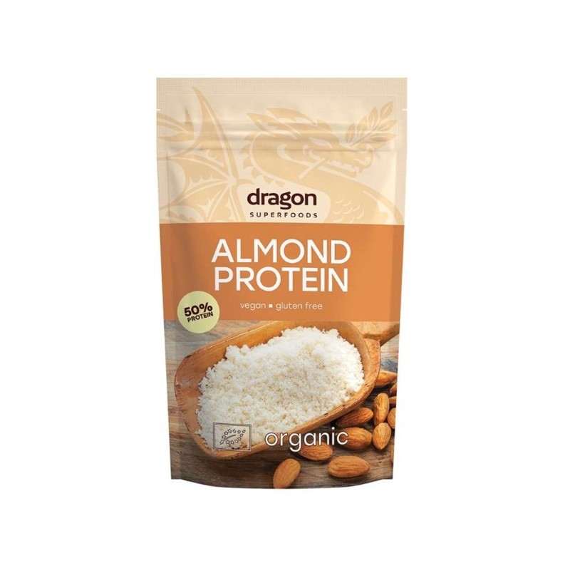 Un Monde Vegan vous propose : Protéines d'amande 200g - bio de dragon superfoods