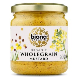 Un Monde Vegan vous propose : Moutarde en grain 200g - bio de biona