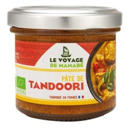UN Monde vegan vous propose : Pâte de tandoori 105g - bio du voyage de Mamabé