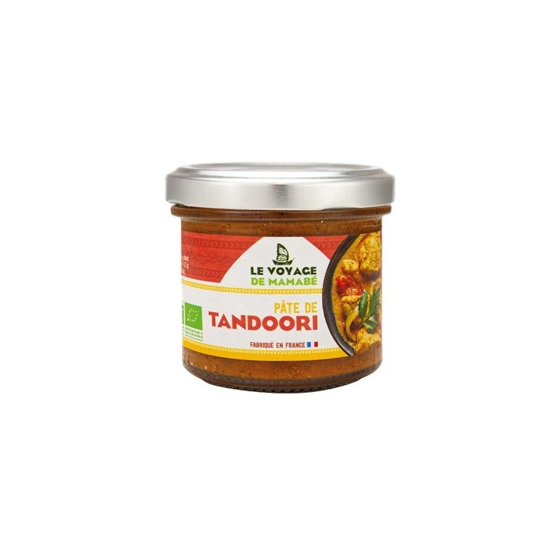 UN Monde vegan vous propose : Pâte de tandoori 105g - bio du voyage de Mamabé
