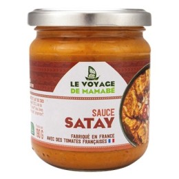 Un Monde Vegan vous propose : Sauce satay 190g - bio du voyage de Mamabé