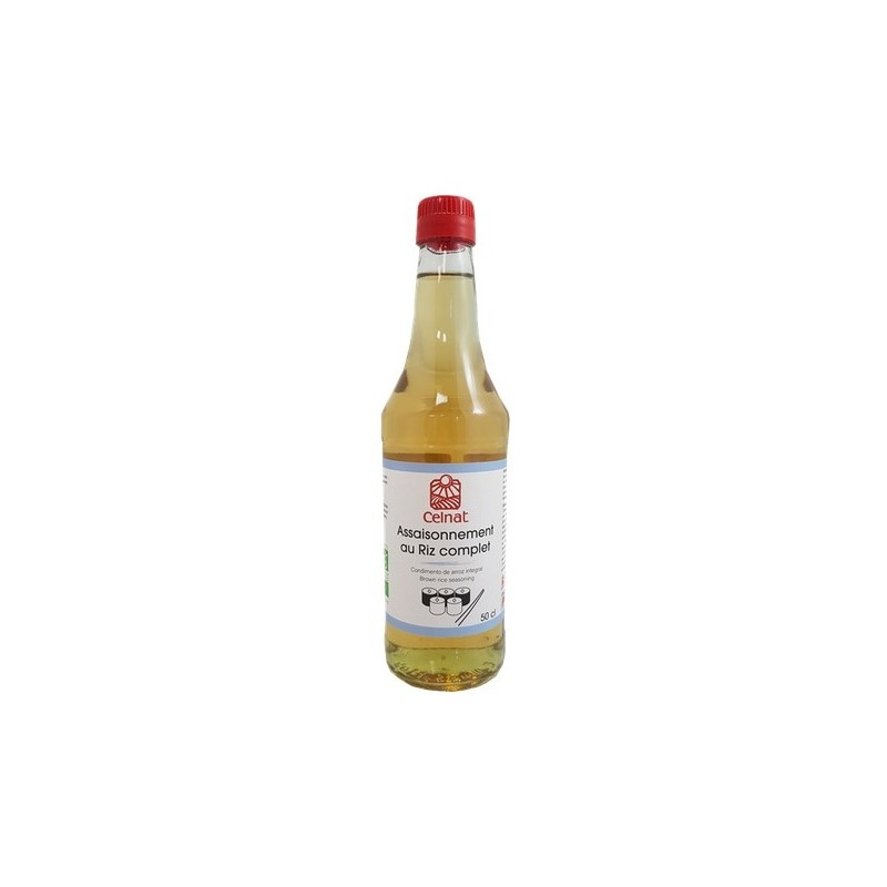 Un Monde Vegan vous propose : Assaisonnement au riz complet 500ml - bio de Celnat