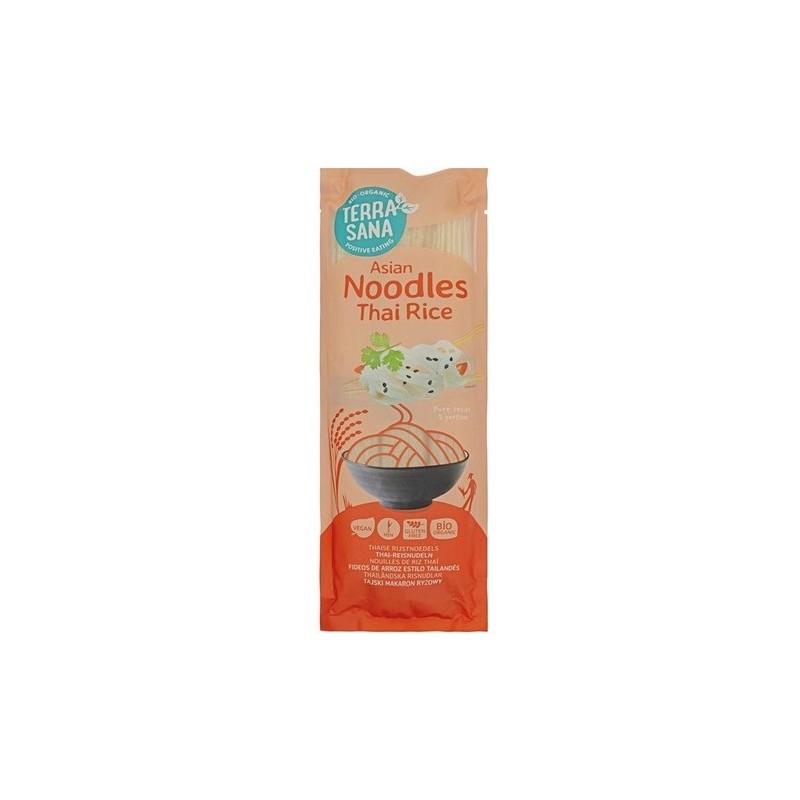 Un Monde Vegan vous propose : Nouilles de riz thai 250g - bio de Terrasana