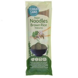 Un Monde Vegan vous propose : Noodles de riz brun au wakame 250g - bio de Terrasana