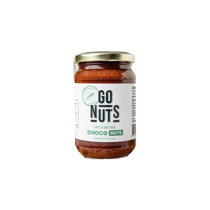 Un Monde Vegan vous propose : Pate à tartiner choco nuts 270g - bio de Go nuts