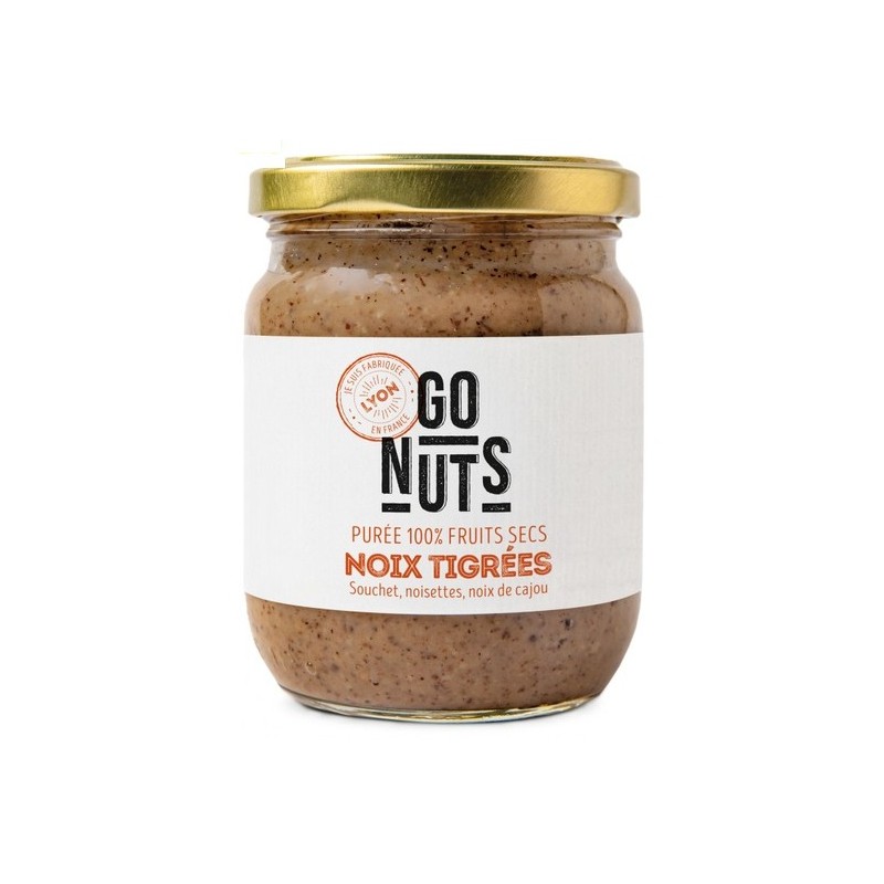 Un Monde Vegan vous propose : Pâte à tartiner noix tigrée 200g - bio de Go nuts