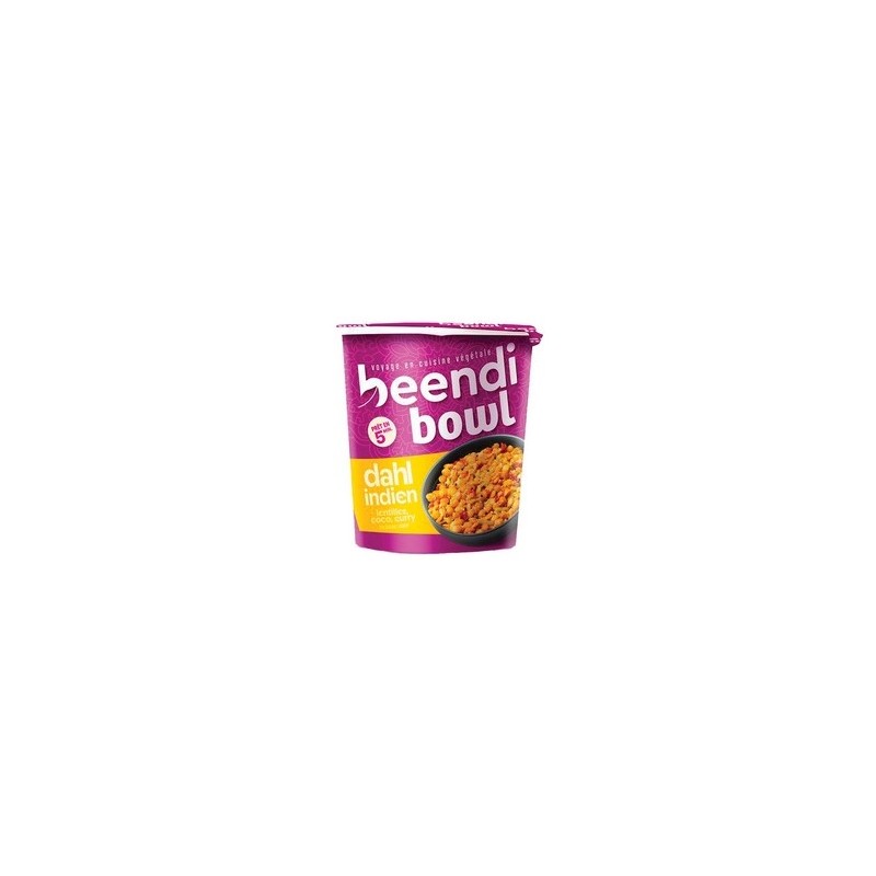 Un Monde vegan vous propose : Bowl Dhal indien 70g - bio beendi