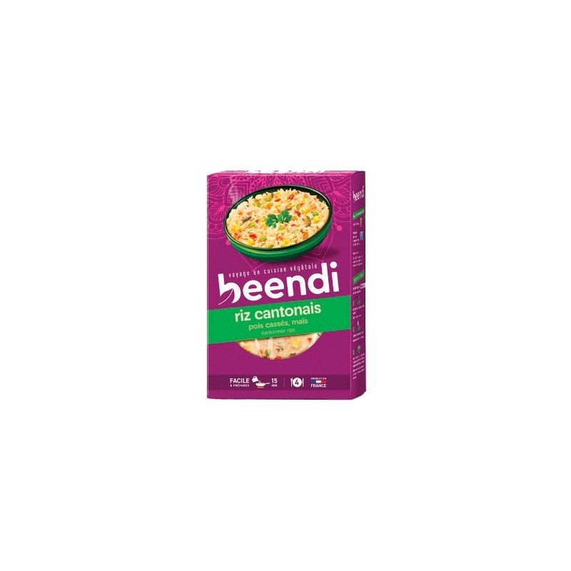 Un Monde Vegan vous propose : Riz cantonnais 250g - bio Beendi