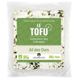 Un Monde Vegan vous propose : Tofu l'ail des ours 180g - bio Locadélice