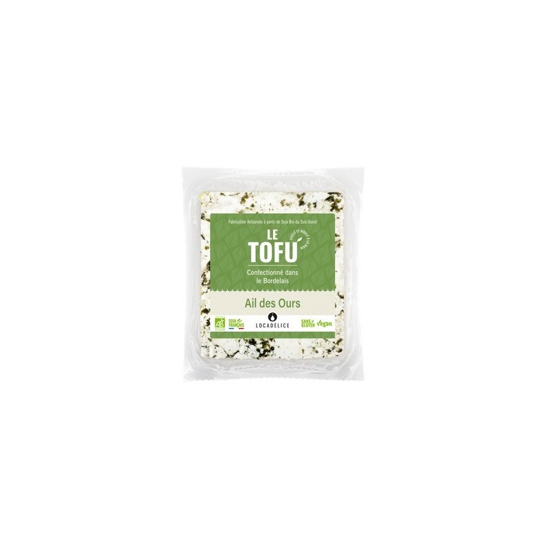 Un Monde Vegan vous propose : Tofu l'ail des ours 180g - bio Locadélice