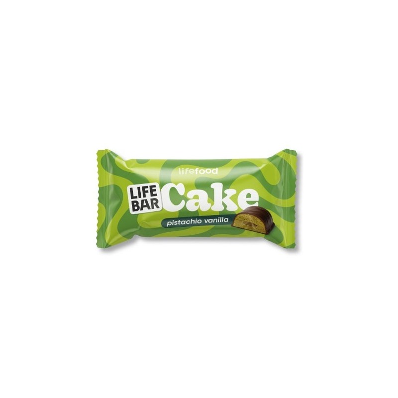 Un monde Vegan vous propose : Lifebar cake pistache vanille 35g - bio