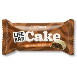 Un monde Vegan vous propose : Lifebar cake double chocolat 35g - bio