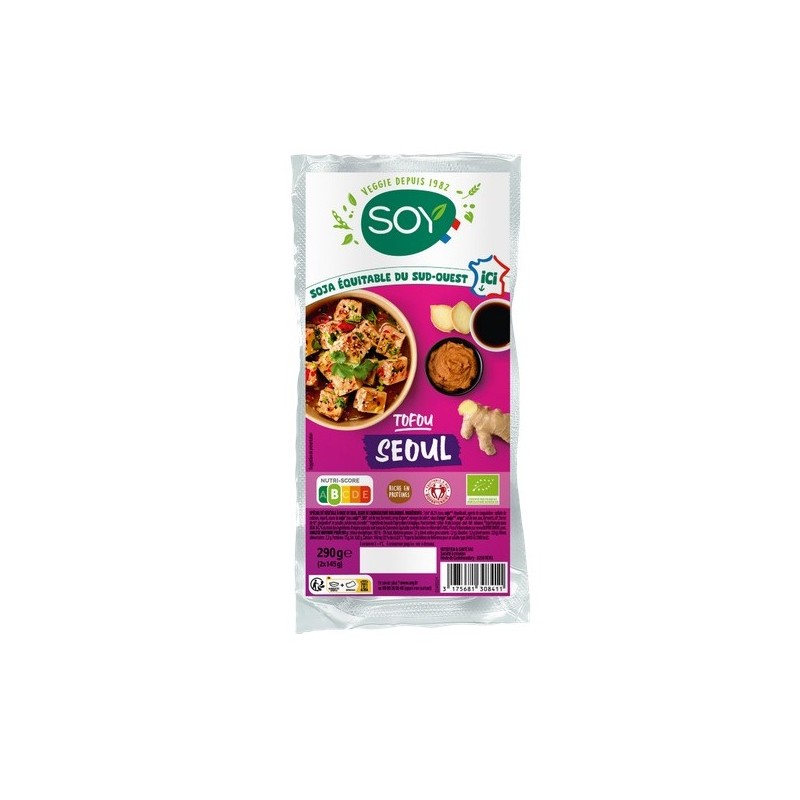 Un Monde vegan vous propose : Tofu Séoul 290g - Bio de Soy