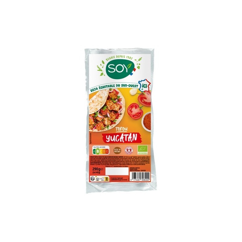 Un Monde vegan vous propose : Tofu Yucatan 290g - Bio de soy