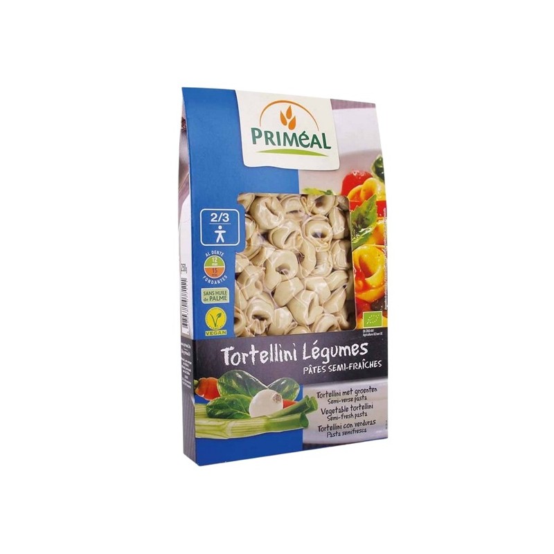 Un monde Vegan vous propose : Tortellini aux légumes 250g - bio de Priméal