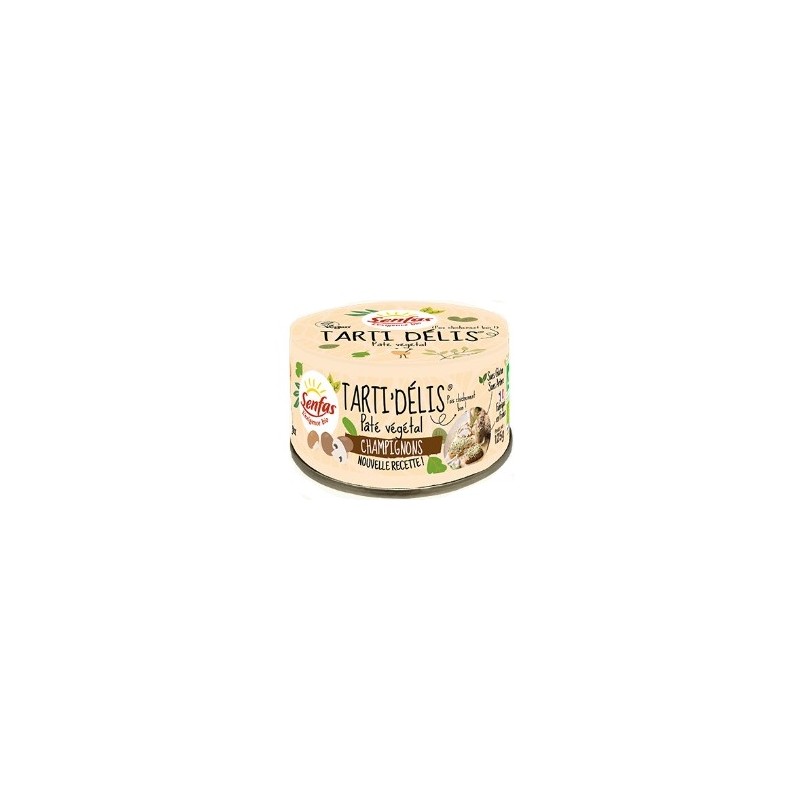 Un Monde Vegan vous propose : Tarti delis champignons 125g - bio