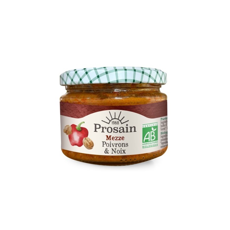 Un monde vegan vous propose : Tartinade poivrons & noix 220g - Bio