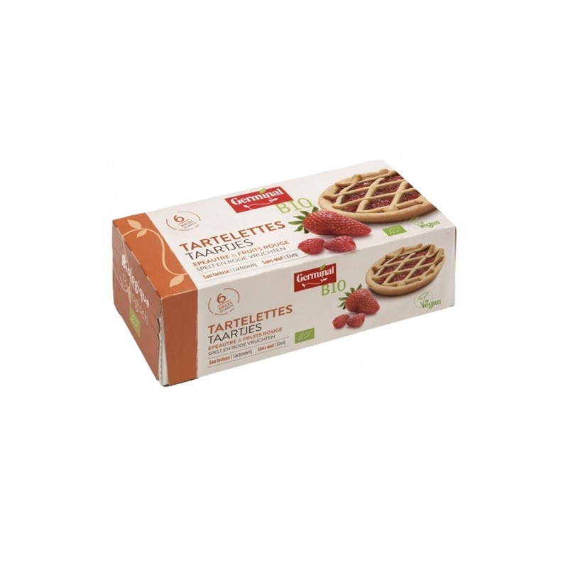 Un Monde Vegan vous propose : Tartelettes épeautre fruits rouges 270g - bio