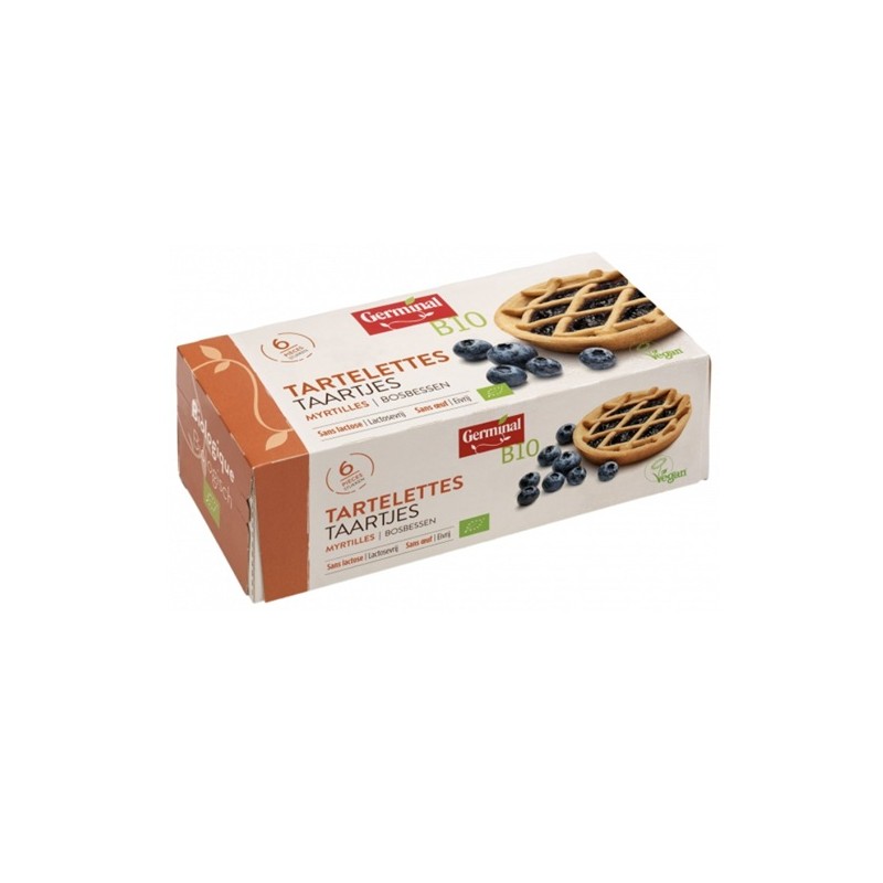 Un Monde Vegan vous propose : Tartelettes myrtilles 270g - bio