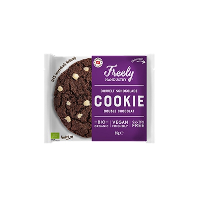 Un Monde Vegan vous propose : Cookie double chocolat 65g - bio