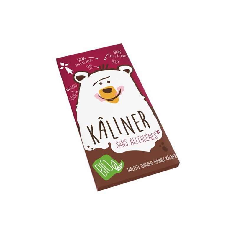 Un Monde Vegan vous propose : Chocolat fourrée Kâliner classique 100g - bio