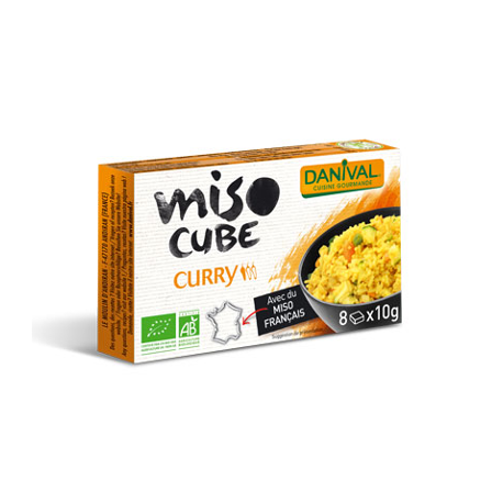 Végami vous propose : Miso cube curry doux 80g
