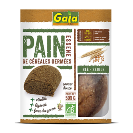 Végami vous propose : Pain de céréales germées seigle 500g - bio