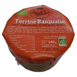 Végami vous propose : Terrine basquaise 180g - bio