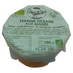 Un Monde Vegan vous propose : Terrine océane aux algues 180g - bio